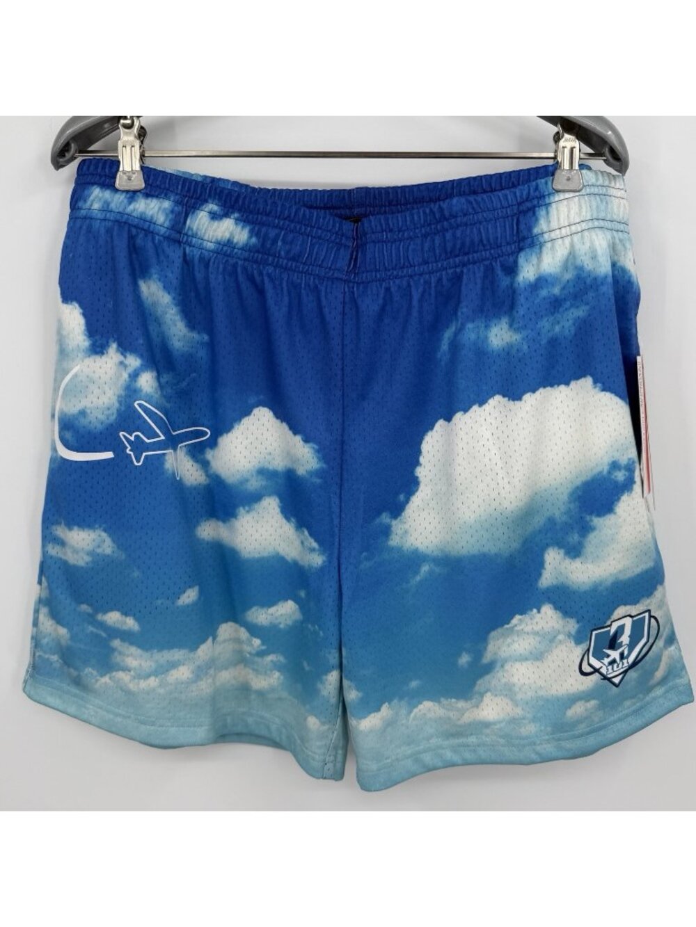 Baseball Lifestyle 101 Mesh Athletic Shorts Size L Men’s Blue Sky Dream Chaser